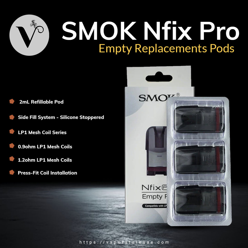 SMOK Nfix Pro Empty Replacements Pods (3PCS/Pack)