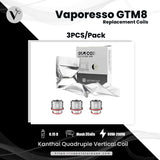 Vaporesso GTM8 Replacement Coils For Cascade Tank (3PCS/Pack)